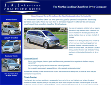 Tablet Screenshot of invernesschauffeur.com